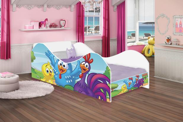 mini cama infantil adesivada galinha pintadinha sem colchão Movex Menor preço em mini cama infantil adesivada galinha pintadinha sem colchão Movex