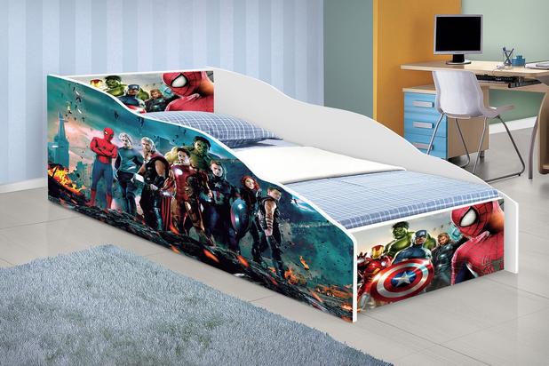 mini cama infantil adesivada vingadores com colchão - Movex Menor preço em mini cama infantil adesivada vingadores com colchão - Movex