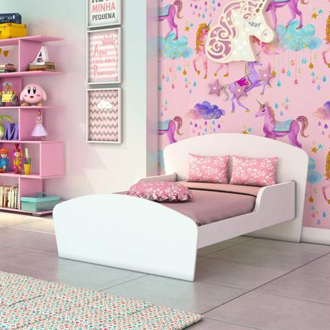 Mini Cama Infantil com Proteção Lateral Bella Tcil Móveis Branco Menor preço em Mini Cama Infantil com Proteção Lateral Bella Tcil Móveis Branco