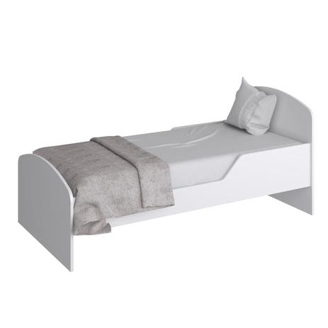 Mini Cama Infantil Completa Móveis By 300 Branco Fosco Menor preço em Mini Cama Infantil Completa Móveis By 300 Branco Fosco