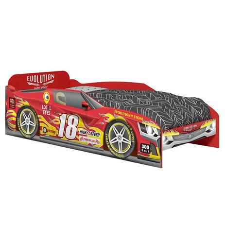 Mini Cama Infantil Evolution Car Móveis Estrela - Moveis Estrela Menor preço em Mini Cama Infantil Evolution Car Móveis Estrela - Moveis Estrela