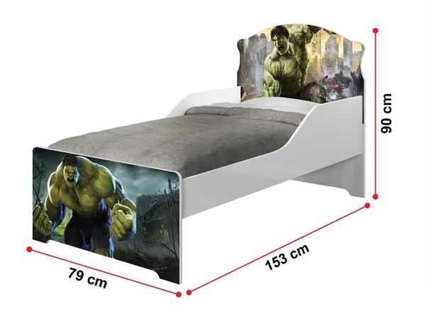 Mini Cama Infantil Hulk, quarto infantil, cama de menino - Moveis print Menor preço em Mini Cama Infantil Hulk, quarto infantil, cama de menino - Moveis print