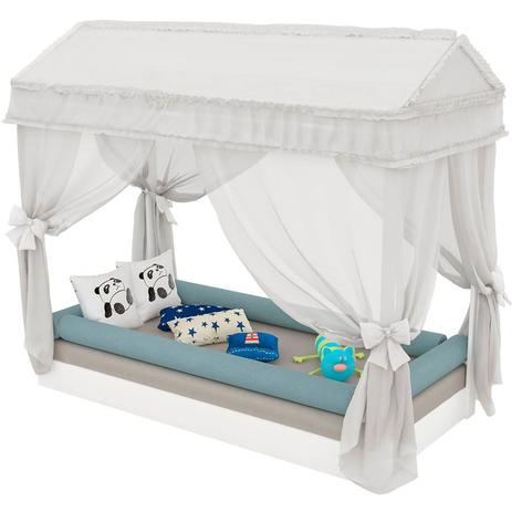 Mini Cama Infantil Montessoriana com Dossel - Pura magia é boa?