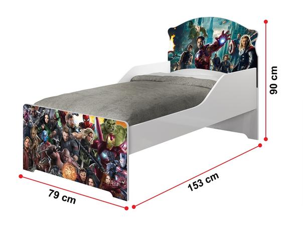 Mini Cama Infantil Vingadores 2 com Colchão, quarto infantil - Moveis print Menor preço em Mini Cama Infantil Vingadores 2 com Colchão, quarto infantil - Moveis print