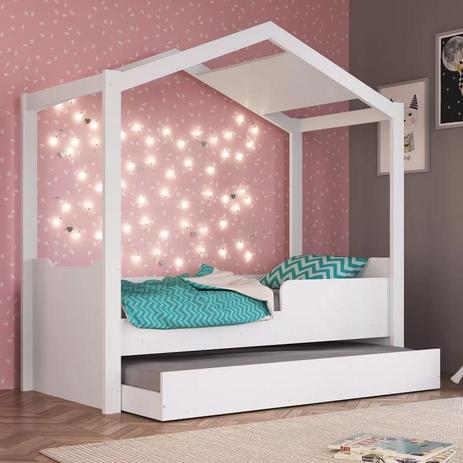 mini cama infantil com auxiliar