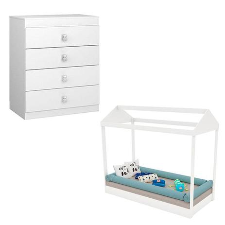 Mini Cama Montessoriana com Cômoda Satriani Branco Brilho Móveis Estrela - Pura magia é ruim? Mini Cama Montessoriana com Cômoda Satriani Branco Brilho Móveis Estrela - Pura magia é boa?
