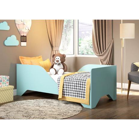 Mini Cama Soninho com Proteção Lateral Flex - Azul - Multimóveis Menor preço em Mini Cama Soninho com Proteção Lateral Flex - Azul - Multimóveis