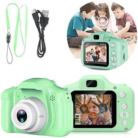 Mini Câmera Digital X200 - Foto e Vídeo - Infantil - Verde - ARTX Menor preço em Mini Câmera Digital X200 - Foto e Vídeo - Infantil - Verde - ARTX
