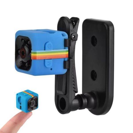 Mini Câmera Espiã Multifuncional Azul Full-HD 1080p 12MP DVR Automotivo Visão Noturna Detecção Movimento Suporte Cartão Micro SD Até 32GB - Wingridy Menor preço em Mini Câmera Espiã Multifuncional Azul Full-HD 1080p 12MP DVR Automotivo Visão Noturna Detecção Movimento Suporte Cartão Micro SD Até 32GB - Wingridy