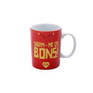 Mini caneca porcelana ch chapolin slogan vermelha 9.5x8x6cm 135ml - Urban Menor preço em Mini caneca porcelana ch chapolin slogan vermelha 9.5x8x6cm 135ml - Urban