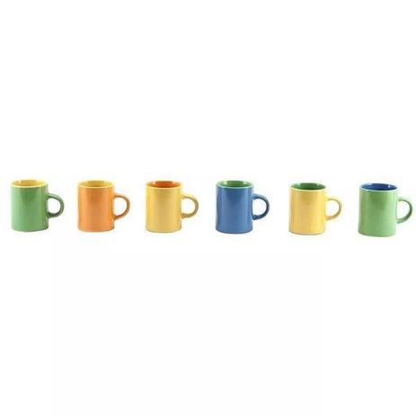 Mini Canecas Bicolor P/CAFE 6 PCS CR501 Mimo STYLE 596 Menor preço em Mini Canecas Bicolor P/CAFE 6 PCS CR501 Mimo STYLE 596