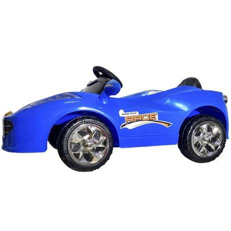Mini Carro Elétrico Infantil Azul - Bateria Recarregável De 6v - ImportWay Menor preço em Mini Carro Elétrico Infantil Azul - Bateria Recarregável De 6v - ImportWay