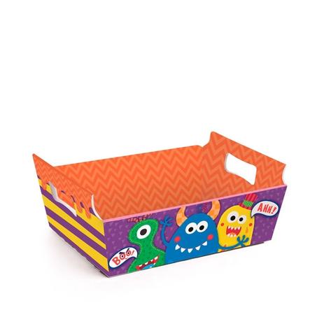 Mini Cesta de Papel Monstrinhos 10 unidades Cromus é boa?