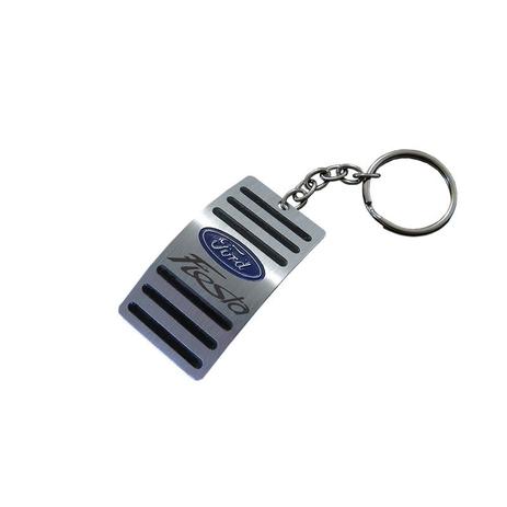 Mini chaveiro pedaleira ford new fiesta aço inox - 3r acessórios Menor preço em Mini chaveiro pedaleira ford new fiesta aço inox - 3r acessórios