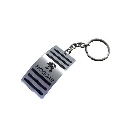 Mini chaveiro pedaleira peugeot hoggar aço inox - 3r acessórios Menor preço em Mini chaveiro pedaleira peugeot hoggar aço inox - 3r acessórios