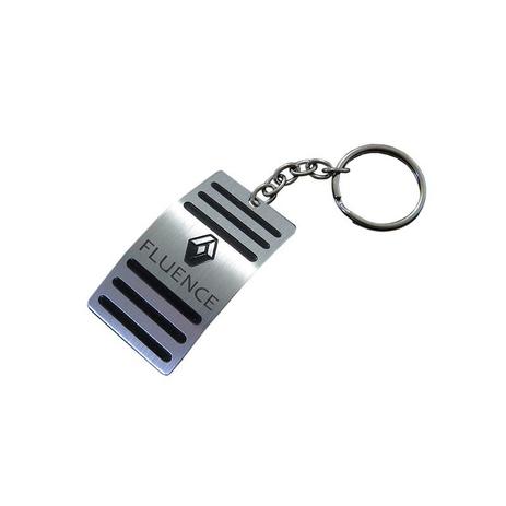 Mini chaveiro pedaleira renault fluence aço inox - 3r acessórios Menor preço em Mini chaveiro pedaleira renault fluence aço inox - 3r acessórios