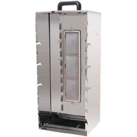 Mini Churrasqueira Vertical Elétrica Em Aço Inox 127 V - Malta Menor preço em Mini Churrasqueira Vertical Elétrica Em Aço Inox 127 V - Malta