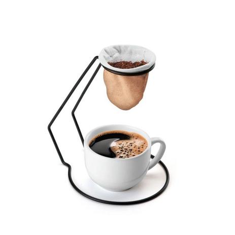Mini Coador De Café Fast Coffe Com Suporte Black- ARTHI Menor preço em Mini Coador De Café Fast Coffe Com Suporte Black- ARTHI