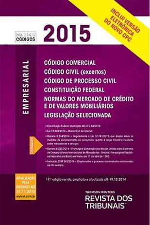 Mini Código Empresarial RT - 17ª Ed. 2015 - Revista dos tribunais Menor preço em Mini Código Empresarial RT - 17ª Ed. 2015 - Revista dos tribunais