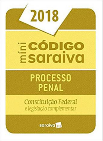 Mini codigo saraiva - processo penal - 2018 - Saraiva jur Menor preço em Mini codigo saraiva - processo penal - 2018 - Saraiva jur