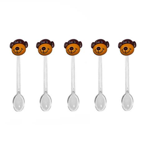 Mini Colher para Brigadeiro com Enfeite Cachorro Marrom 30 unidades - Festabox Menor preço em Mini Colher para Brigadeiro com Enfeite Cachorro Marrom 30 unidades - Festabox
