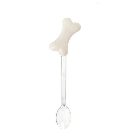 Mini Colher para Brigadeiro com Enfeite Osso Branco 30 unidades - Festabox Menor preço em Mini Colher para Brigadeiro com Enfeite Osso Branco 30 unidades - Festabox