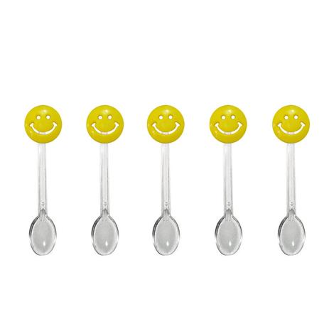 Mini Colher para Brigadeiro com Enfeite Smile 30 unidades - Festabox Menor preço em Mini Colher para Brigadeiro com Enfeite Smile 30 unidades - Festabox