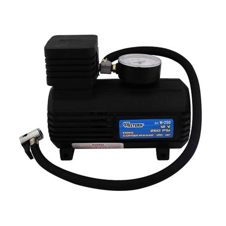Mini Compressor de Ar 12V Western Menor preço em Mini Compressor de Ar 12V Western