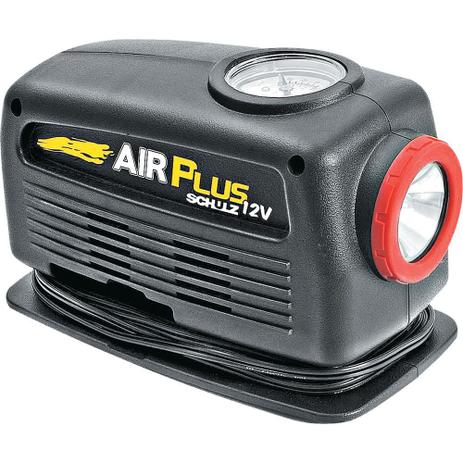 Mini Compressor de Ar 80W com Pressão Máxima de 20BAR e Lanterna Air Plus Schulz 12V é boa?