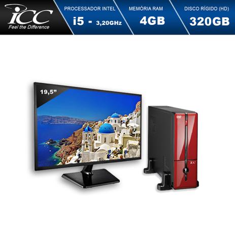 Mini Computador ICC SL2540D3VM19 Intel Core I5 3.10 ghz 4GB HD 320GB DVDRW HDMI FULL HD Vermelho Monitor LED 19,5” Menor preço em Mini Computador ICC SL2540D3VM19 Intel Core I5 3.10 ghz 4GB HD 320GB DVDRW HDMI FULL HD Vermelho Monitor LED 19,5”