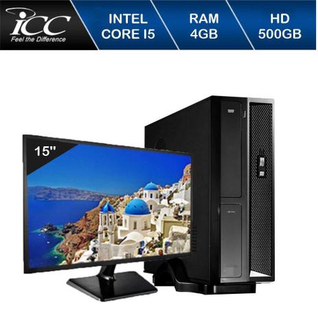Mini Computador ICC SL2541Sm15 Intel Core I5 4gb HD 500GB Monitor 15 Menor preço em Mini Computador ICC SL2541Sm15 Intel Core I5 4gb HD 500GB Monitor 15
