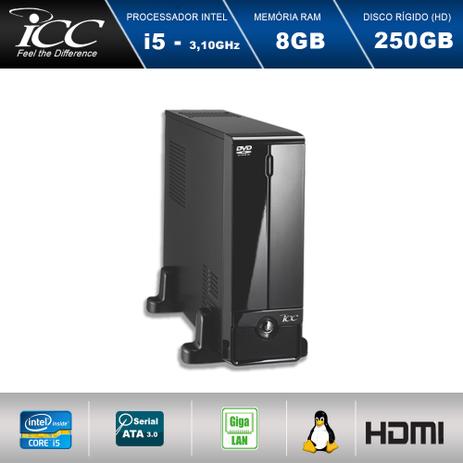 Mini Computador ICC SL2580D2 Intel Core I5 3.10 ghz 8GB HD 250GB DVDRW HDMI FULL HD Menor preço em Mini Computador ICC SL2580D2 Intel Core I5 3.10 ghz 8GB HD 250GB DVDRW HDMI FULL HD