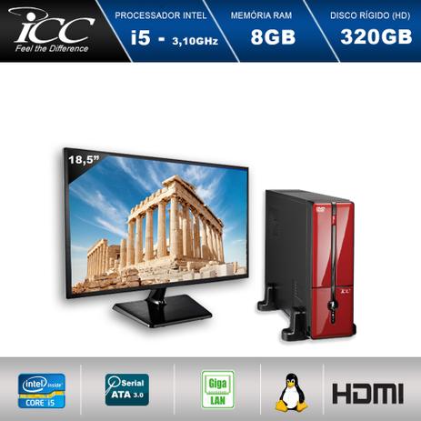 Mini Computador ICC SL2580D3VM18 Intel Core I5 3.10 ghz 8GB HD 320GB DVDRW HDMI FULL HD Vermelho Monitor LED 18,5” Menor preço em Mini Computador ICC SL2580D3VM18 Intel Core I5 3.10 ghz 8GB HD 320GB DVDRW HDMI FULL HD Vermelho Monitor LED 18,5”