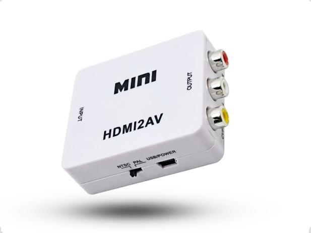 Mini Conversor Adaptador Hdmi Para Rca Audio E Video Hdmi2av Shopdng Adaptadores Magazine Luiza