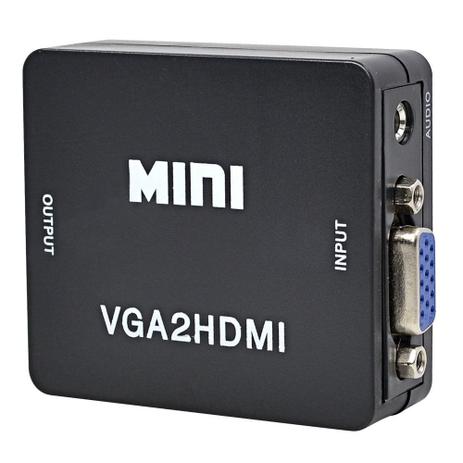 Mini conversor hdb15 f x hdmi f md9 Menor preço em Mini conversor hdb15 f x hdmi f md9