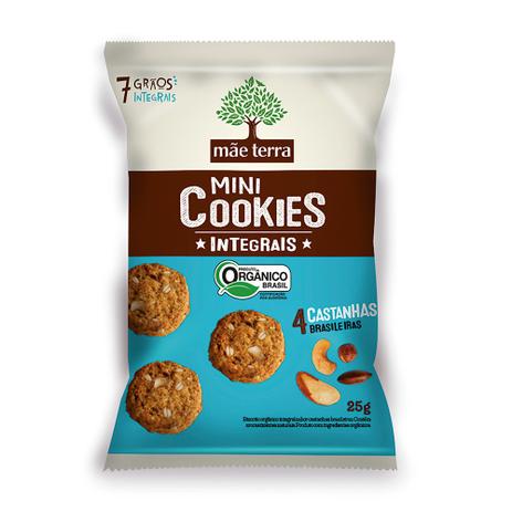 Menor preço em Mini Cookie Integral Tribos Castanhas Brasileiras Mãe Terra 25g