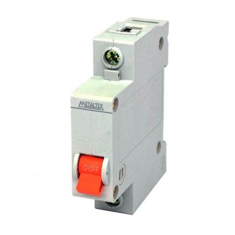 Mini Disjuntor C Monopolar 40A Metaltex Menor preço em Mini Disjuntor C Monopolar 40A Metaltex