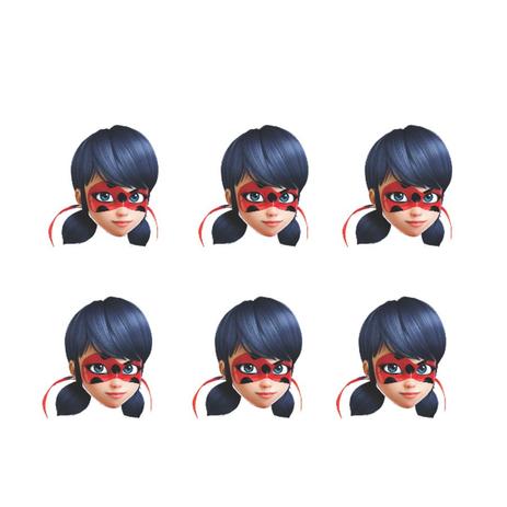 Mini Enfeite EVA Carinha Lady Bug Miraculous Ladybug 06 unidades Piffer - Festabox Menor preço em Mini Enfeite EVA Carinha Lady Bug Miraculous Ladybug 06 unidades Piffer - Festabox