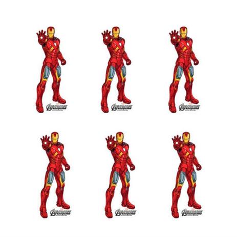 Mini Enfeite EVA Personagem Homem de Ferro 06 unidades Piffer Menor preço em Mini Enfeite EVA Personagem Homem de Ferro 06 unidades Piffer