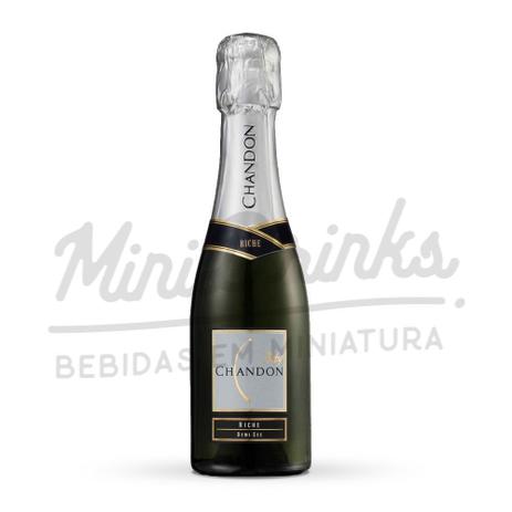 Mini Espumante Chandon Baby Demi Sec 187ml Menor preço em Mini Espumante Chandon Baby Demi Sec 187ml