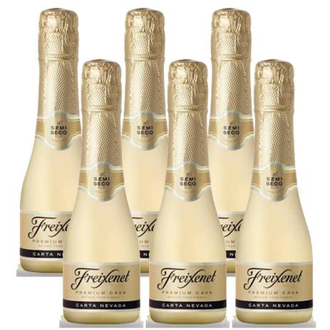 Mini Espumante Freixenet Carta Nevada 200ml 06 Unidades Menor preço em Mini Espumante Freixenet Carta Nevada 200ml 06 Unidades