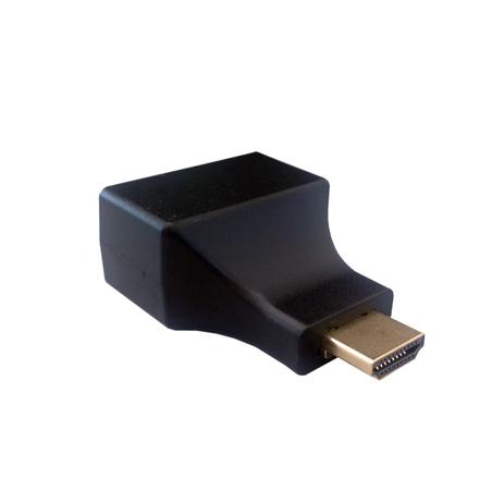 Mini Extensor HDMI até 30 Metros via Cabos de Rede Utp RJ45 Cat5e/6 - Xdgtl Menor preço em Mini Extensor HDMI até 30 Metros via Cabos de Rede Utp RJ45 Cat5e/6 - Xdgtl