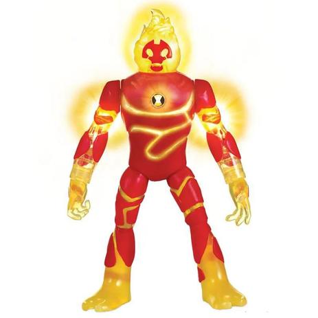 Mini Figura Articulada - Ben 10 - Chama - Com Luzes - Sunny Menor preço em Mini Figura Articulada - Ben 10 - Chama - Com Luzes - Sunny