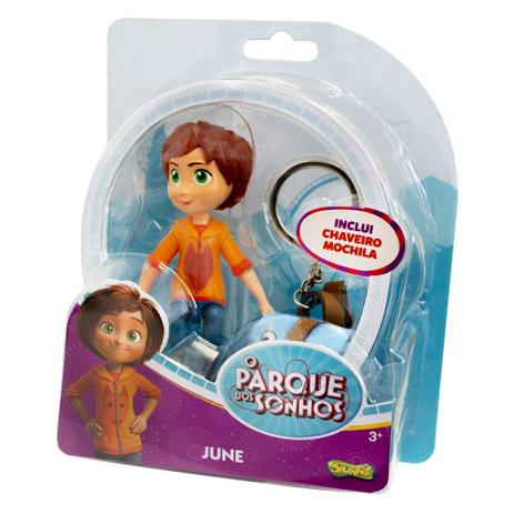 Mini Figura June com Chaveiro Mochila - Parque Dos Sonhos - 12Cm - Sunny é boa?