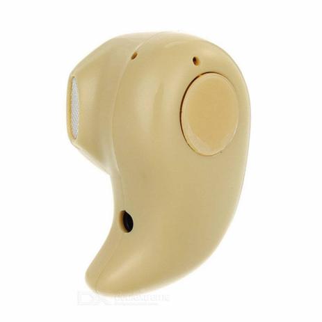 Mini Fone De Ouvido S530 4.1 S/ Fio Bluetooth Bege - DUPL - Super25 Menor preço em Mini Fone De Ouvido S530 4.1 S/ Fio Bluetooth Bege - DUPL - Super25