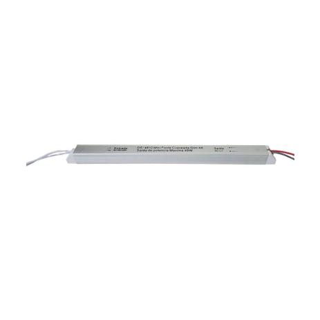 Mini Fonte Chaveada Slim Bivolt Para Fita Led 48w 12v 4a - Delis Menor preço em Mini Fonte Chaveada Slim Bivolt Para Fita Led 48w 12v 4a - Delis
