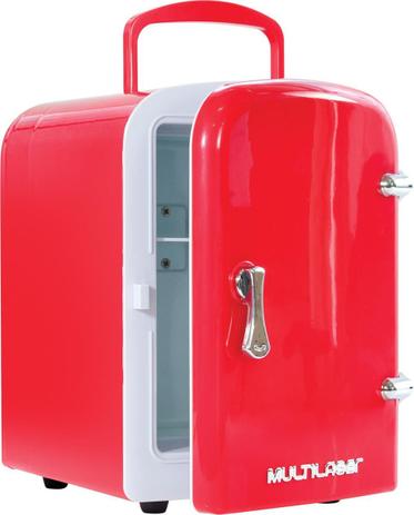 Mini Geladeira Retro Vermelha Trivolt 4L (12V/127V/220V) - TV007 - Multilaser Menor preço em Mini Geladeira Retro Vermelha Trivolt 4L (12V/127V/220V) - TV007 - Multilaser