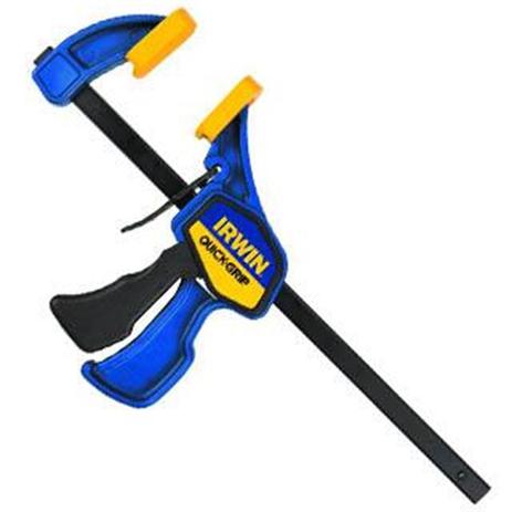 MINI GRAMPO RÁPIDO P/ MARCENEIRO QUICK-GRIP 100lbs 300mm 12” - 1868225 - IRWIN Menor preço em MINI GRAMPO RÁPIDO P/ MARCENEIRO QUICK-GRIP 100lbs 300mm 12” - 1868225 - IRWIN