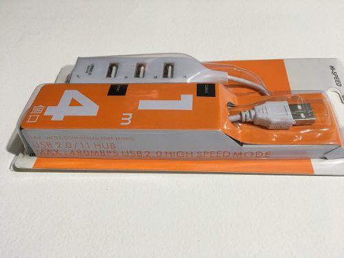 Mini Hub Hi-speed Usb 2.0 Com 4 Portas - Branco Um Metro Menor preço em Mini Hub Hi-speed Usb 2.0 Com 4 Portas - Branco Um Metro
