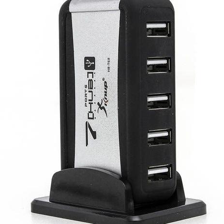 Mini Hub Usb 7 Portas 2.0 High Speed 480mbps C/ Fonte HB-T68 - Knup Menor preço em Mini Hub Usb 7 Portas 2.0 High Speed 480mbps C/ Fonte HB-T68 - Knup